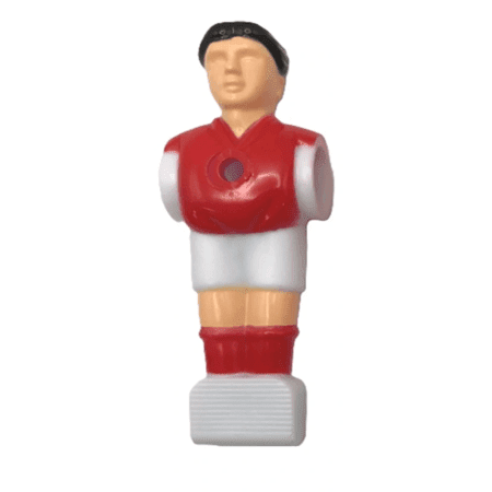 Red Uniformed Player Set for 55″ Foosball Table (for 5/8" rods/ 4.27" height) (excluding Venture, Voyager, Vanquish)