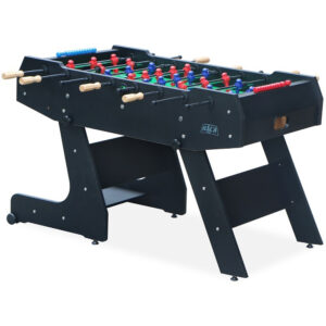 Log Color 48 Inch Football Table with Plastic Cup Holder 