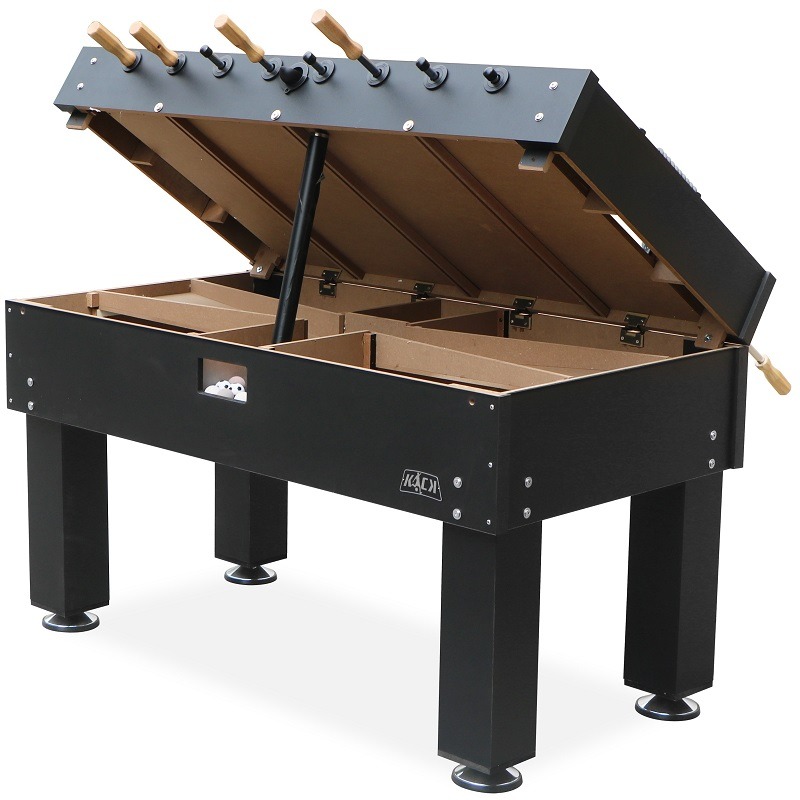 KICK Titan 55″ Black Tournament Foosball Table KICK Foosball Tables