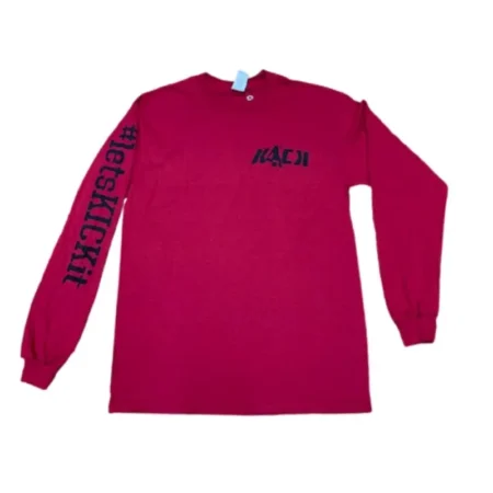 "#LetsKICKit" Long Sleeve T-Shirt