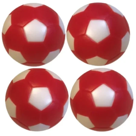 Red Soccer Foosballs For 48″ Foosball Tables