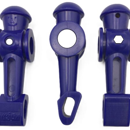 Blue Counterbalanced Player Set for 48″ Foosball Table (excluding Venture, Voyager, Vanquish)  (for 1/2" rods / 3.60" height )